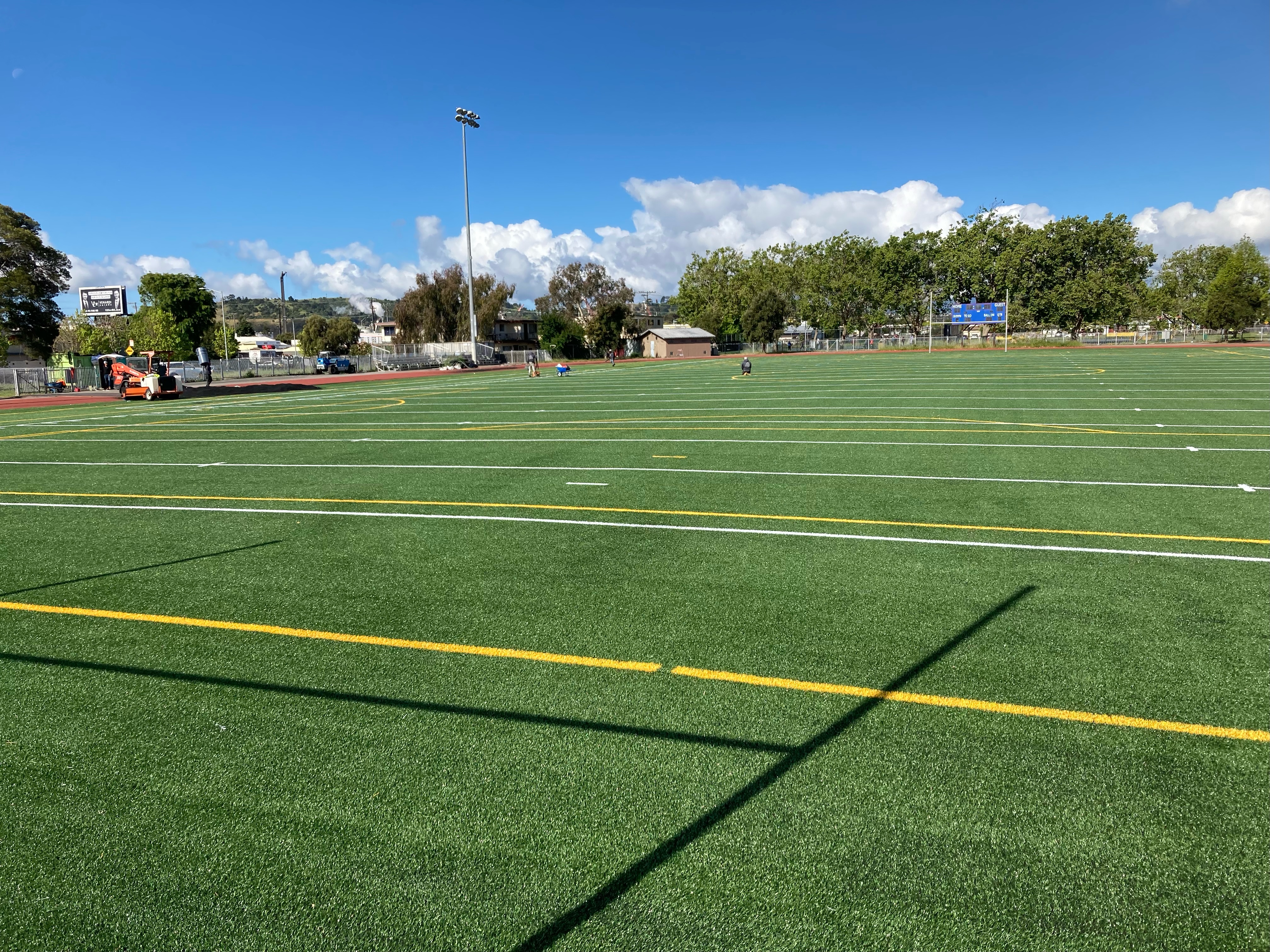 NFL FOUNDATION GRASSROOTS PROGRAM FUNDS INSTALL OF SHAW SPORTS TURF ON MARTIN LUTHER KING JR. FIELD